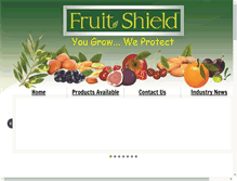 Tablet Screenshot of fruitshield.com